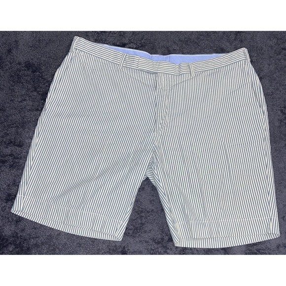 Polo Ralph Lauren Other - Polo Ralph Lauren Men's 40 381 Bleecker Shorts White Green Striped Shorts